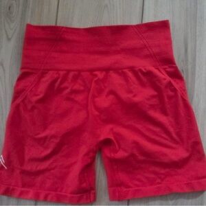 Oner active seamless red shorts